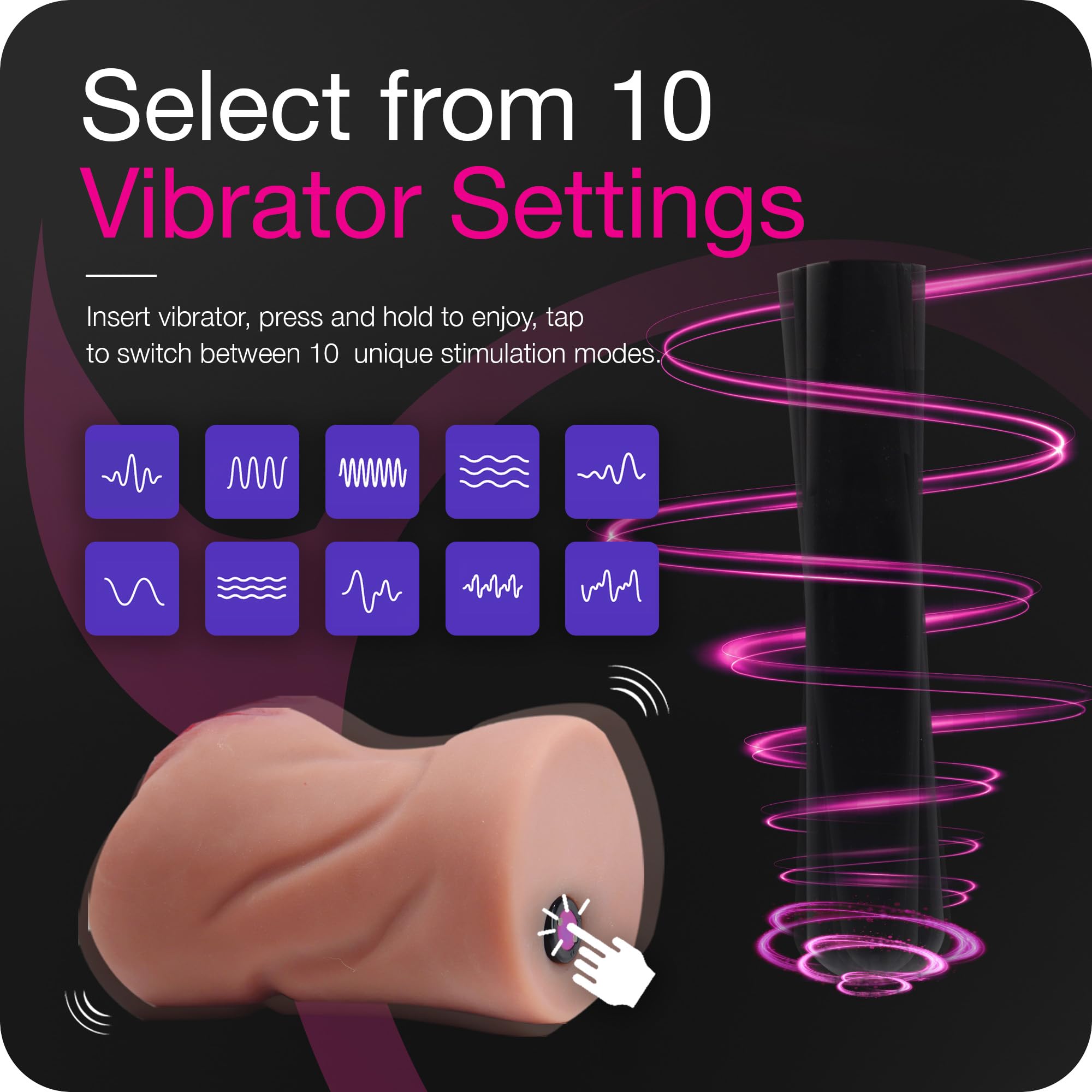 SoloFun Vibrating Male Masturbator