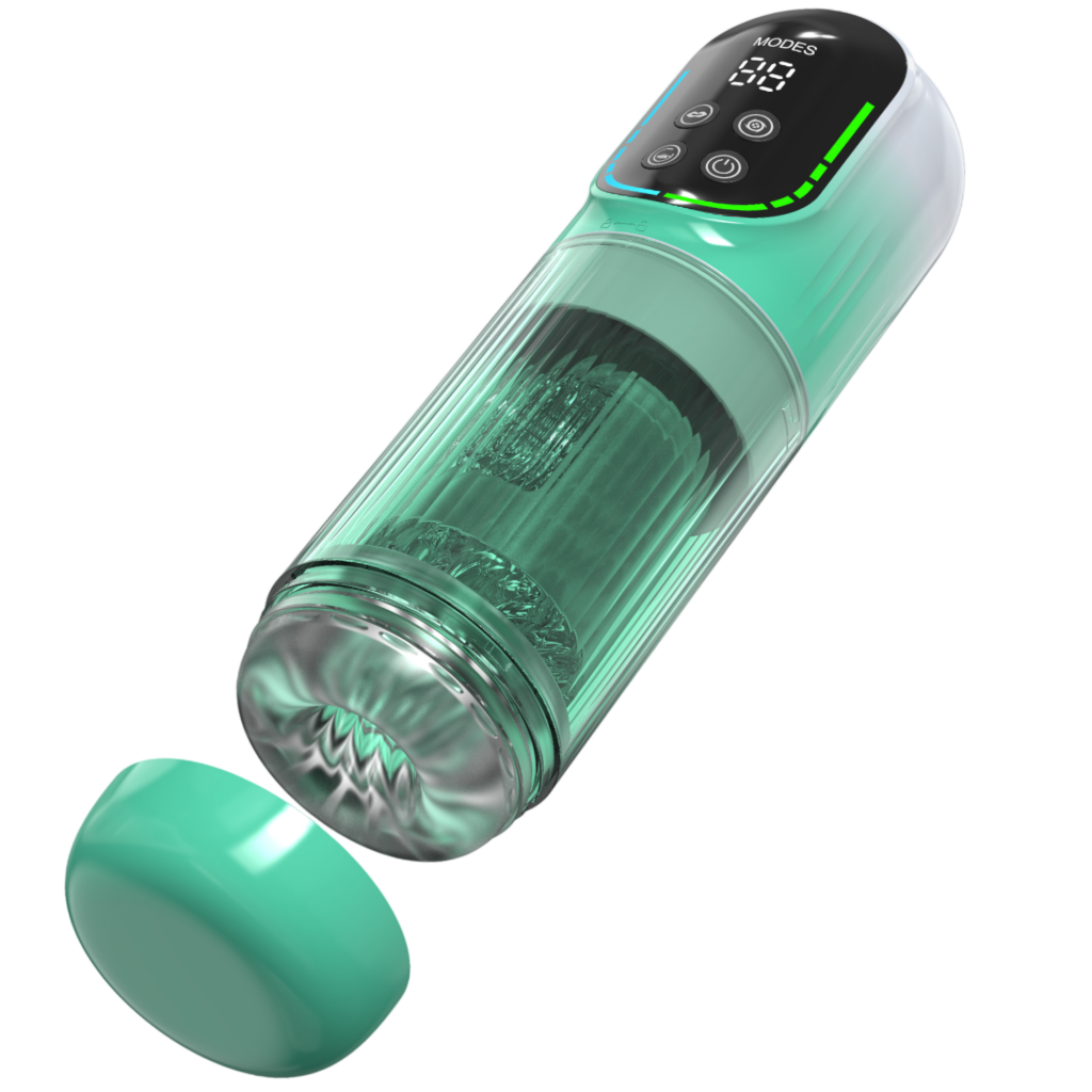 Rotating and Sucking Blowjob toy – Green