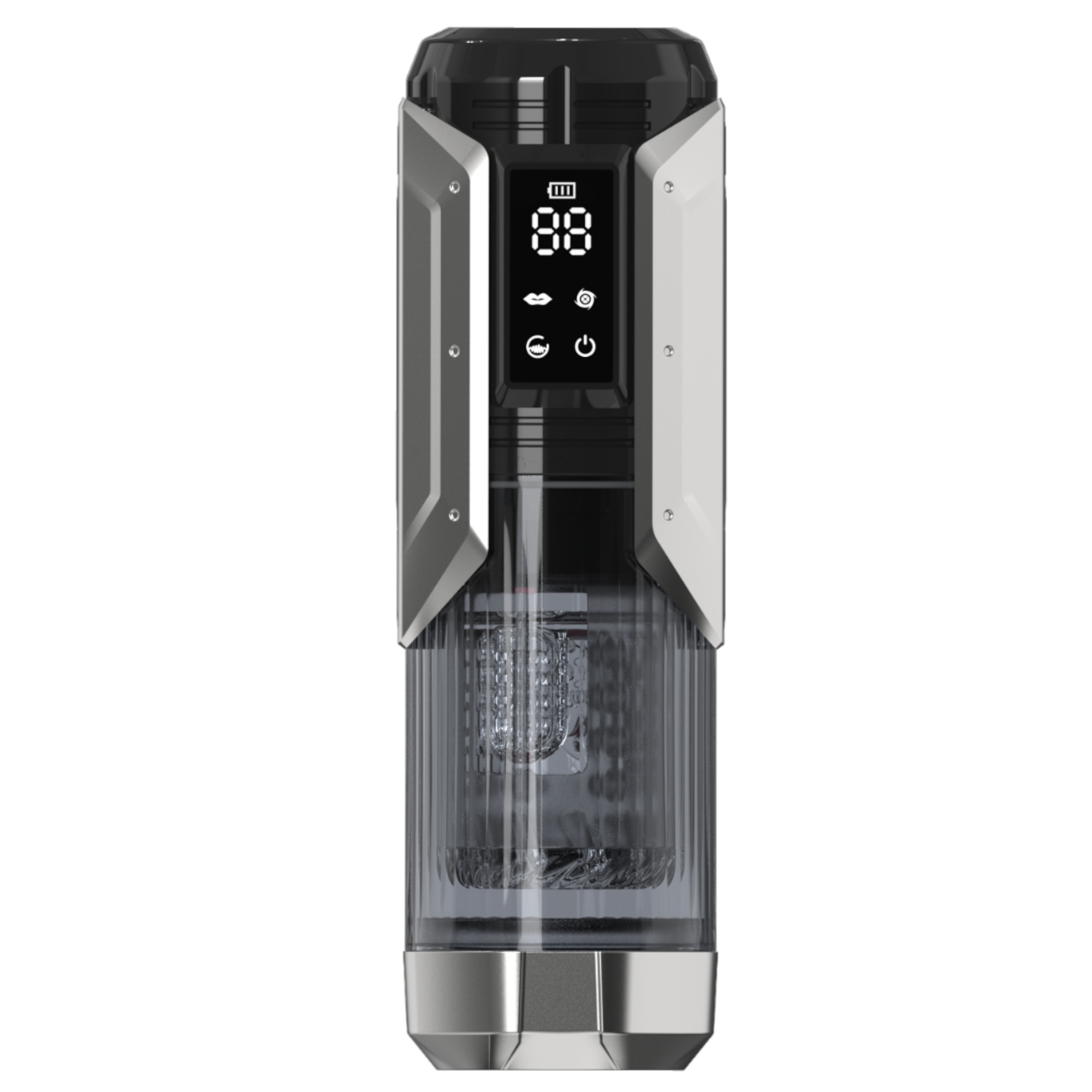 Telescopic sucking blowjob toy