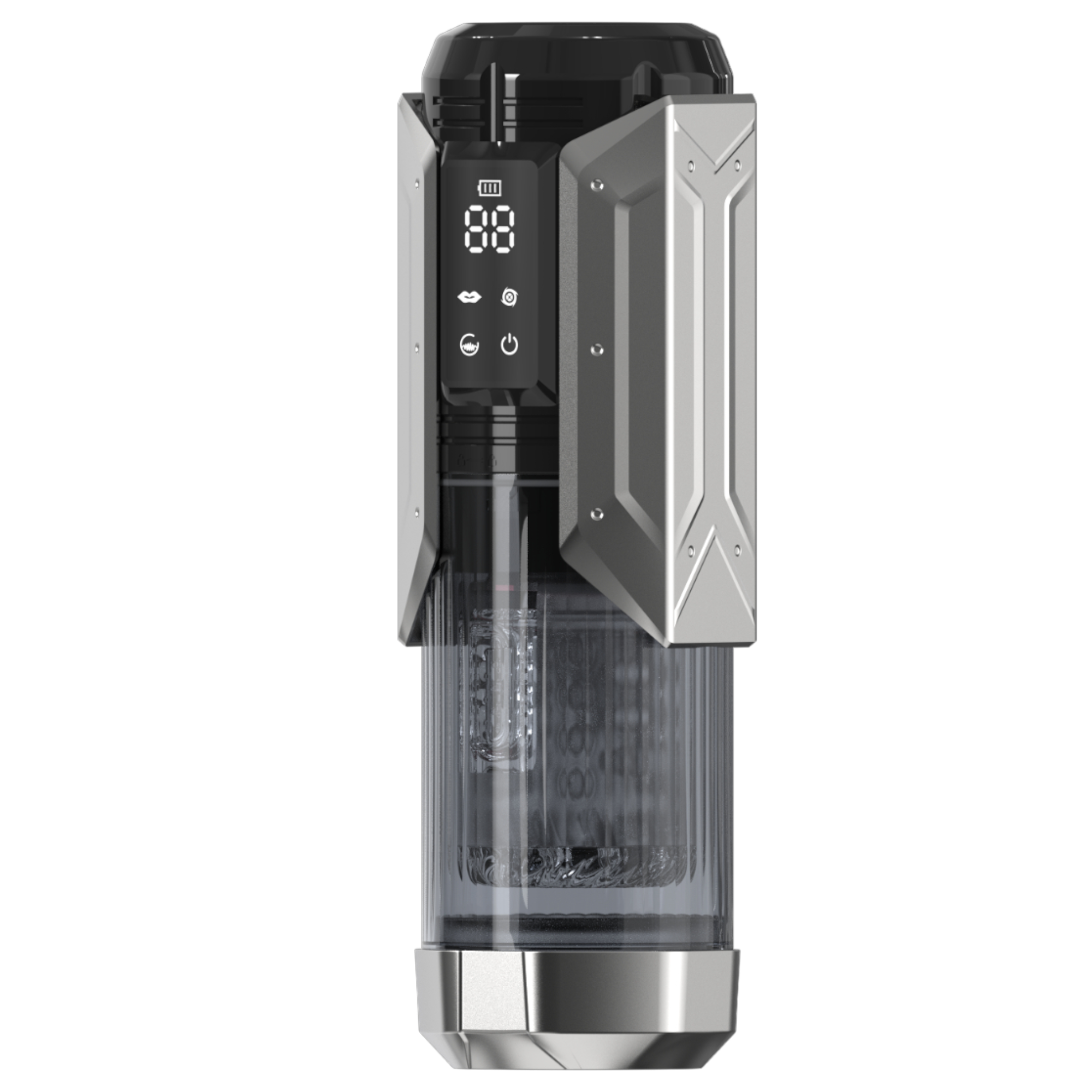 Telescopic sucking blowjob toy