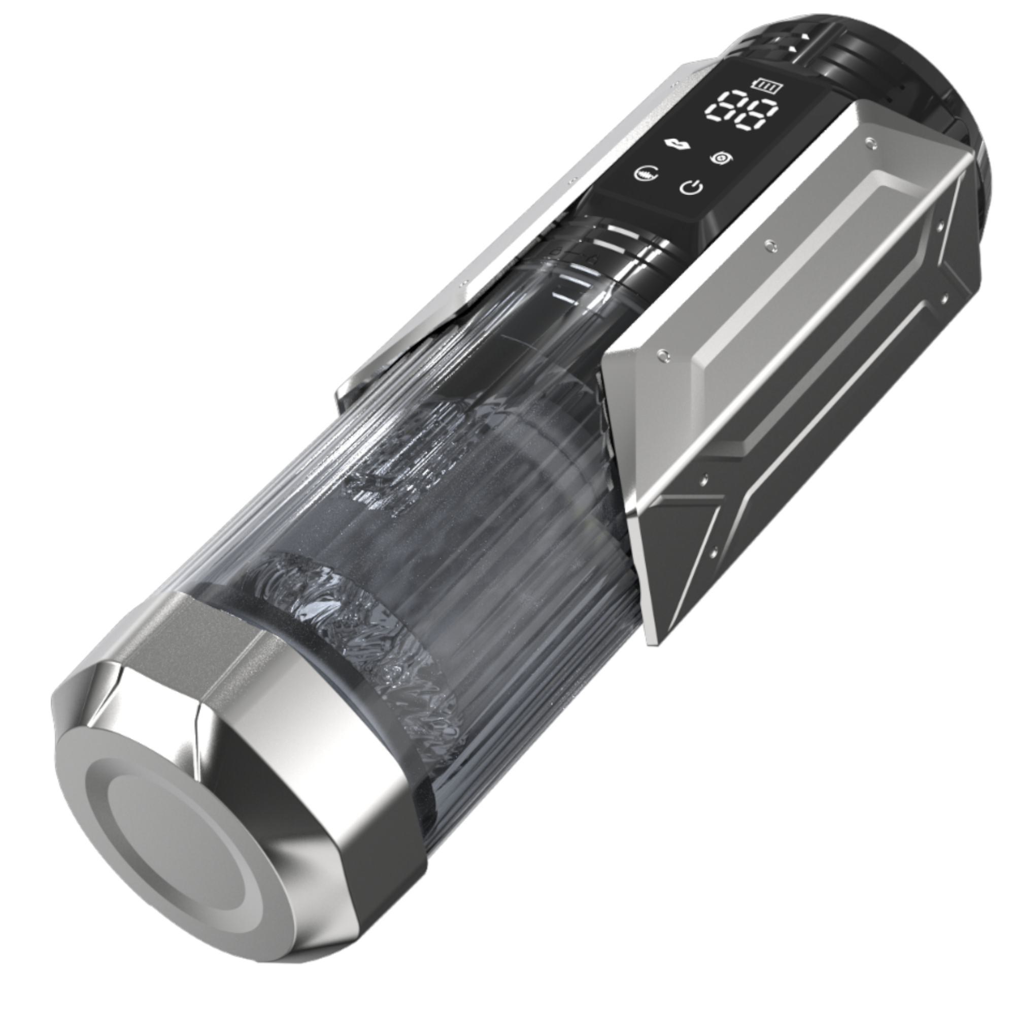 Telescopic sucking blowjob toy