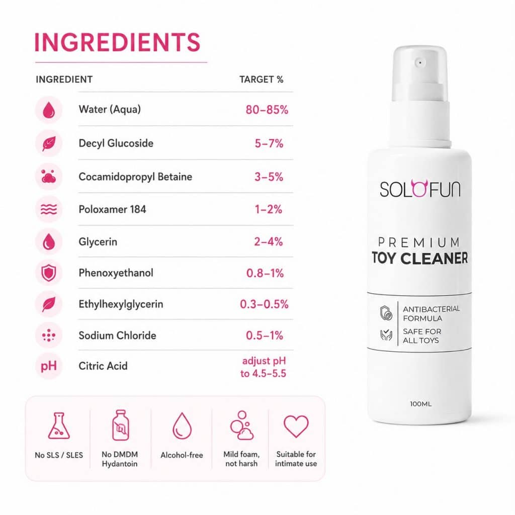 SoloFun Premium Toy Cleaner - 100ml